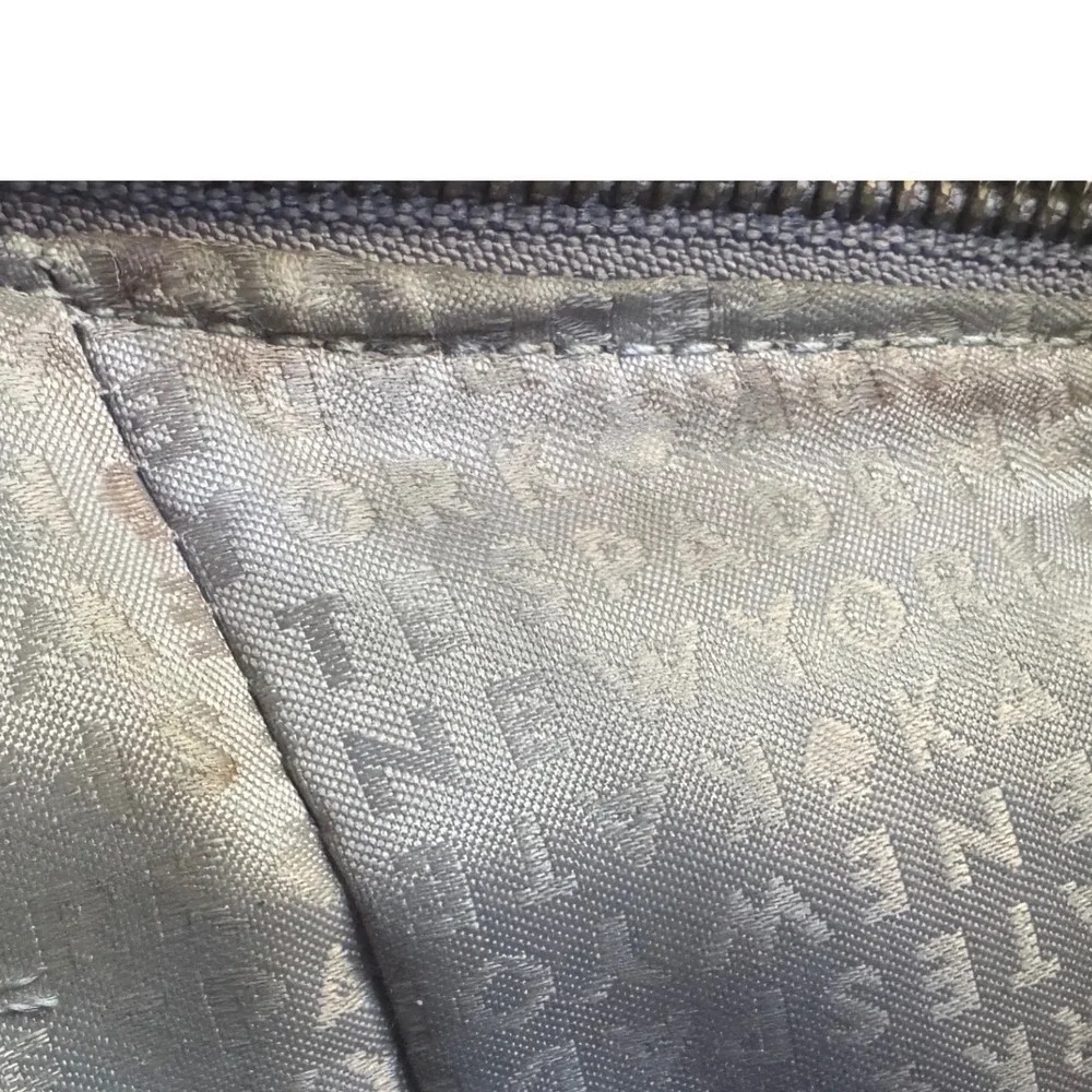 Kate Spade Alanie Lewis Drive‎ Suede Pebbled Leather Gray Shoulder Large Bag